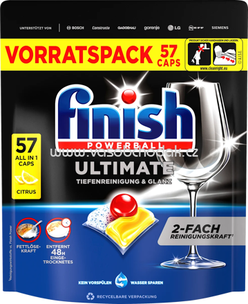 Finish Spülmaschinen Tabs Ultimate All in 1 Citrus, 44 - 72 St