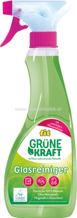 Fit Grüne Kraft Glasreiniger, 500 ml