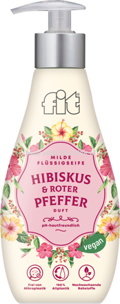 Fit Flüssigseife Gewürz-Edition Hibiskus & Roter Pfeffer, 400 ml
