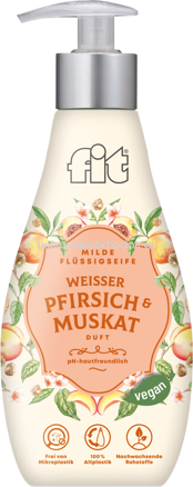 Fit Flüssigseife Gewürz-Edition Weisser Pfirsich & Muskat, 400 ml