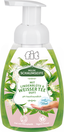 Fit Milde Schaumseife mit Lindenblüte & Weisser Tee, 250 ml
