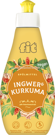 Fit Spülmittel Duftediton Ingwer & Kurkuma, 400 ml