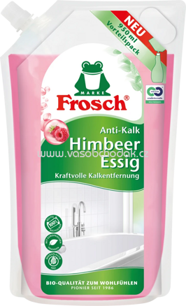 Frosch Anti-Kalk Himbeer-Essig Nachfüllpack, 950 ml