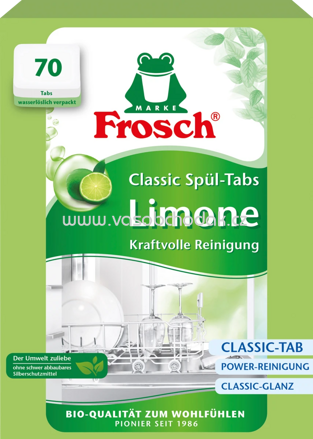 Frosch Spülmaschinentabs Classic Limone, 70 St
