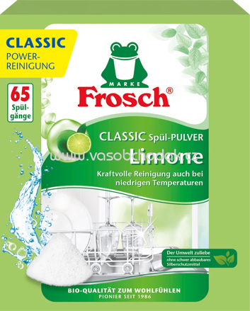 Frosch Classic Spül-Pulver Limone 975 g