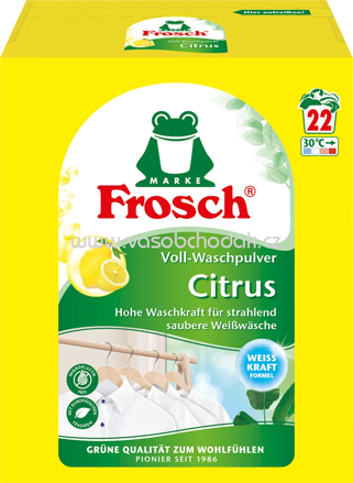 Frosch  Voll-Waschpulver Citrus 22Wl, 1,450 l