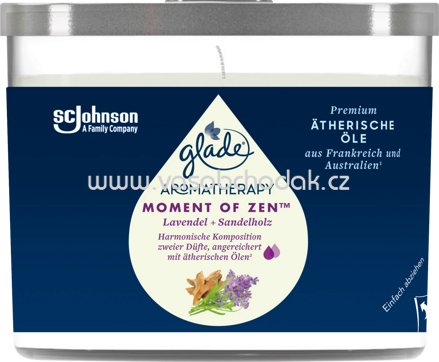 Glade Duftkerze im Glas Aromatherapy Moment of Zen, 1 St