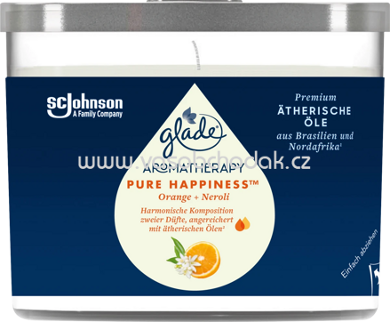 Glade Duftkerze im Glas Aromatherapy Pure Happiness, 1 St