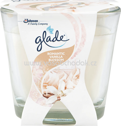 Glade Duftkerze im Glas Romantic Vanilla Blossom, 1 St