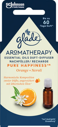 Glade Lufterfrischer Aromatherapy Pure Happiness Nachfüllpack, 17,4 ml