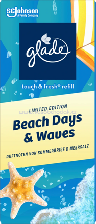Glade Lufterfrischer Minispray Touch & Fresh Beach Days & Waves Nachfüller, 10 ml