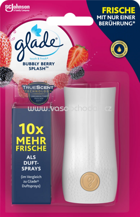 Glade Lufterfrischer Minispray Touch & Fresh Bubbly Berry Splash Halter, 10 ml