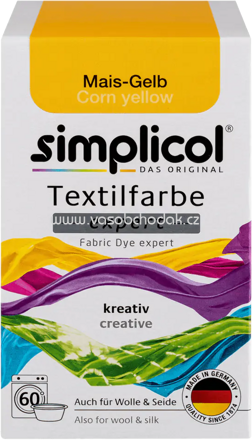 Simplicol Textilfarbe expert Mais-Gelb, 1 St