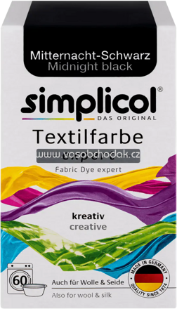 Simplicol Textilfarbe expert Mitternacht-Schwarz, 1 St