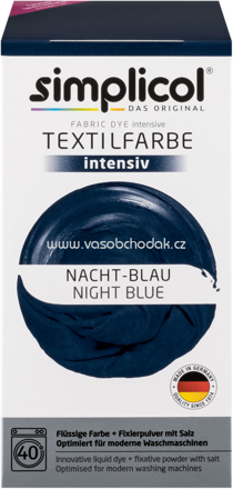 Simplicol Textilfarbe intensiv Nacht-Blau, 1 St