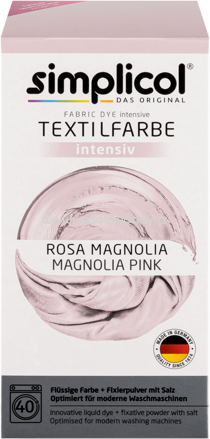 Simplicol Textilfarbe intensiv Rosa Magnolia, 1 St