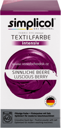 Simplicol Textilfarbe intensiv Sinnliche Beere, 1 St