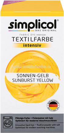 Simplicol Textilfarbe intensiv Sonnen-Gelb, 1 St