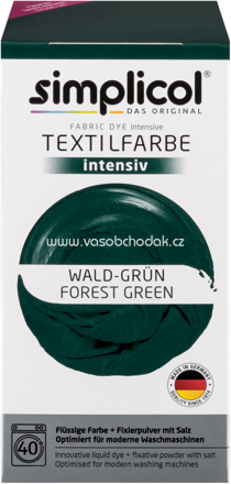 Simplicol Textilfarbe intensiv Wald-Grün, 1 St