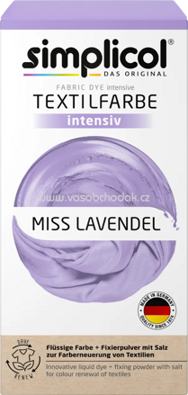 Simplicol Textilfarbe intensiv Miss Lavendel, 1 St
