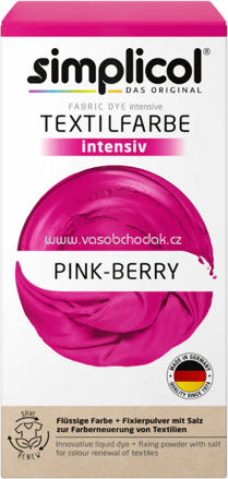 Simplicol Textilfarbe intensiv Pink Berry, 1 St