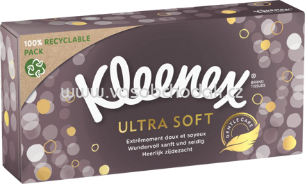 Kleenex Taschentücher Box Ultra Soft, 64 St