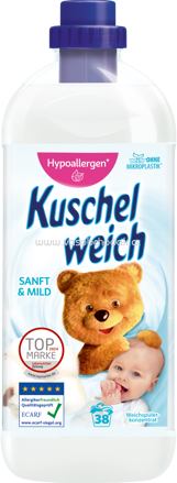 Kuschelweich Weichspüler Sanft & Mild, 38 Wl