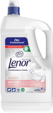 Lenor Professional Weichspüler Sensitiv, 190 Wl, 4,75 l