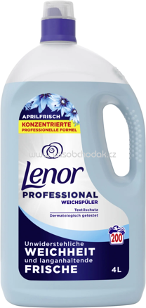 Lenor Professional Weichspüler Aprilfrisch, 200 Wl, 4 l