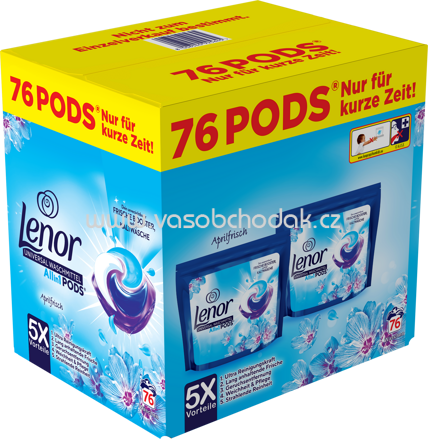 Lenor Vollwaschmittel Allin1 PODS Aprilfrisch, 14 - 104 Wl