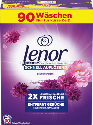 Lenor Color Pulver Amethyst Blütentraum, 19 - 90 Wl