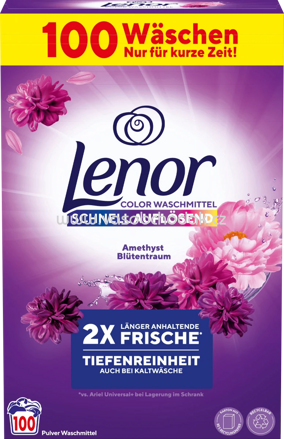 Lenor Color Pulver Amethyst Blütentraum, 19 - 90 Wl