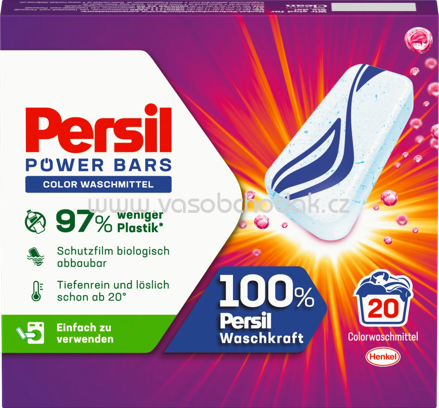 Persil Colorwaschmittel Power Bars, 20 - 75 Wl