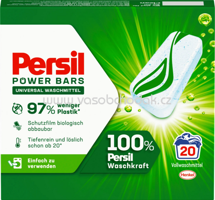 Persil Vollwaschmittel Power Bars, 20 - 75 Wl