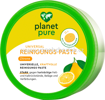 Planet Pure Reinigungspaste universal Zitrone, 300g