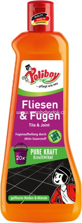 Poliboy Fliesen & Fugen Konzentrat, 500 ml
