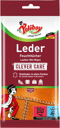 Poliboy Leder Feuchttücher, 20 St