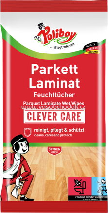 Poliboy Parkett & Laminat Feuchttücher, 15 St