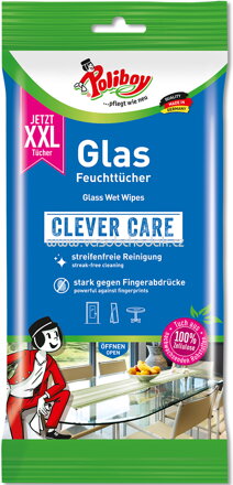 Poliboy XXL Glas Feuchttücher, 24 St