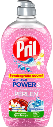 Pril Power & Perlen Granatapfel & Orangenblüte, 450 - 600 ml