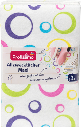 Profissimo Allzwecktücher Maxi, 4 St