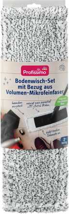 Profissimo Bodenwischset mit Bezug aus Volumen-Mikrofeinfaser 2-teilig, 1 St