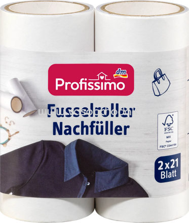 Profissimo Fusselroller Nachfüllpack, 2 St