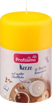 Profissimo Kerze matt gelb, 1 St