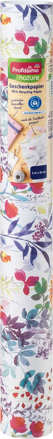 Profissimo nature Geschenkpapier Blumen, Kurzrolle, 3 m