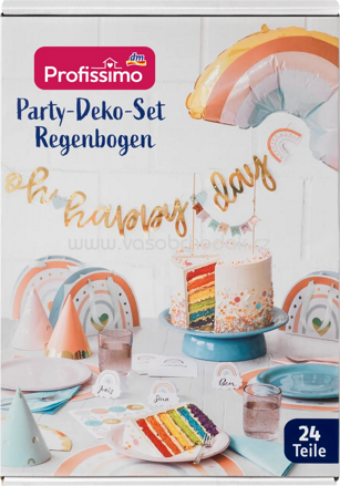 Profissimo Party-Deko-Set Regenbogen, 1 St