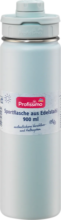 Profissimo Sportflasche aus Edelstahl hellblau, 900 ml, 1 St
