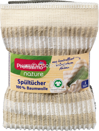 Profissimo Spültücher 100% Baumwolle, 2 St