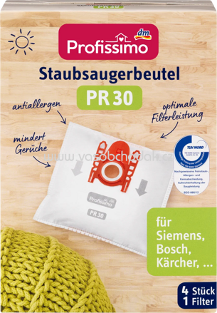 Profissimo Staubsaugerbeutel PR 30, 4 St