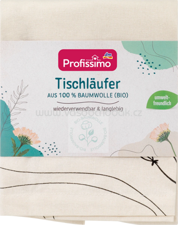 Profissimo Tischläufer aus Bio-Baumwolle, 1 St